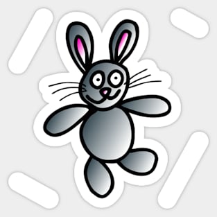 Frantic Bunny Sticker